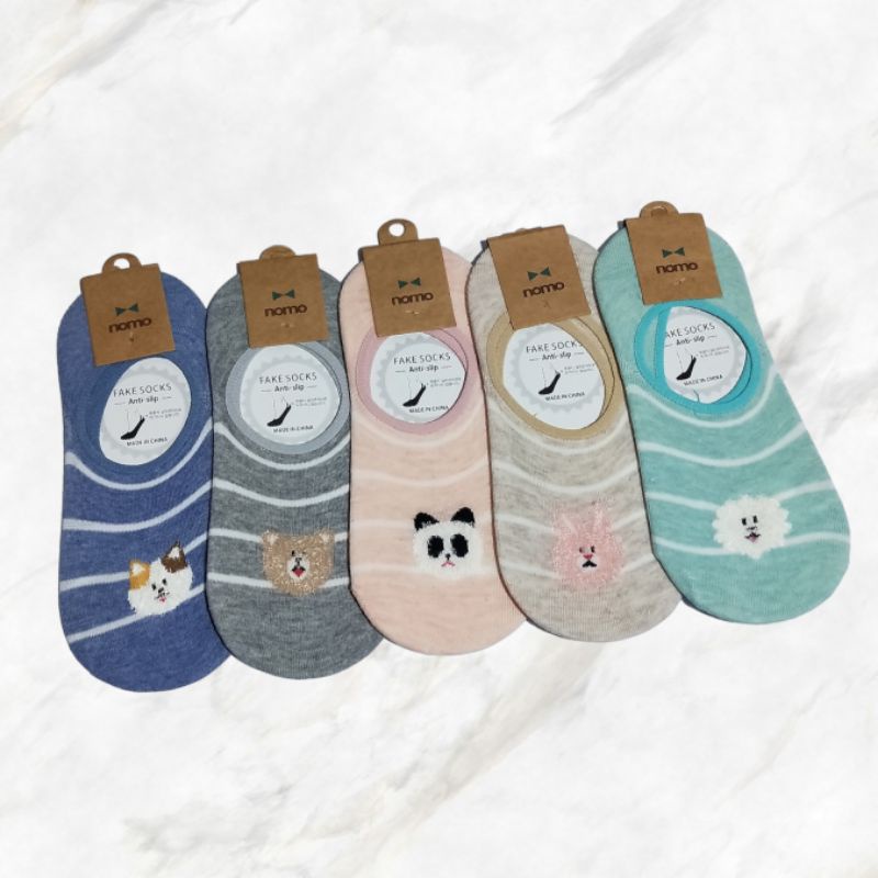 Kaus Kaki / Kaos Kaki / Hidden Socks / Invisible Socks Mata Kaki Motif Lucu Warna Murah