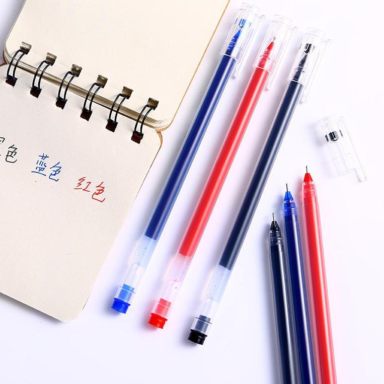 

(A1)4㊚) ⭐Bobastore⭐ R439 Pulpen Gel Cair 0.5mm Tip Jarum Neutral Pen Alat Tulis Kantor murah