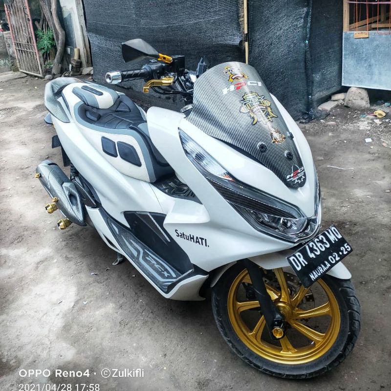 Kulit Cover Jok Pcx 150 160 Mbtech Custom Eropa