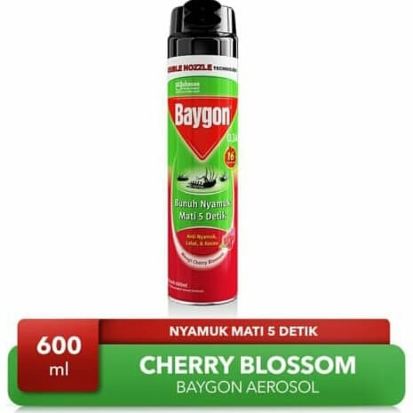 Baygon Aerosol spray anti nyamuk dan kecoa 600ml