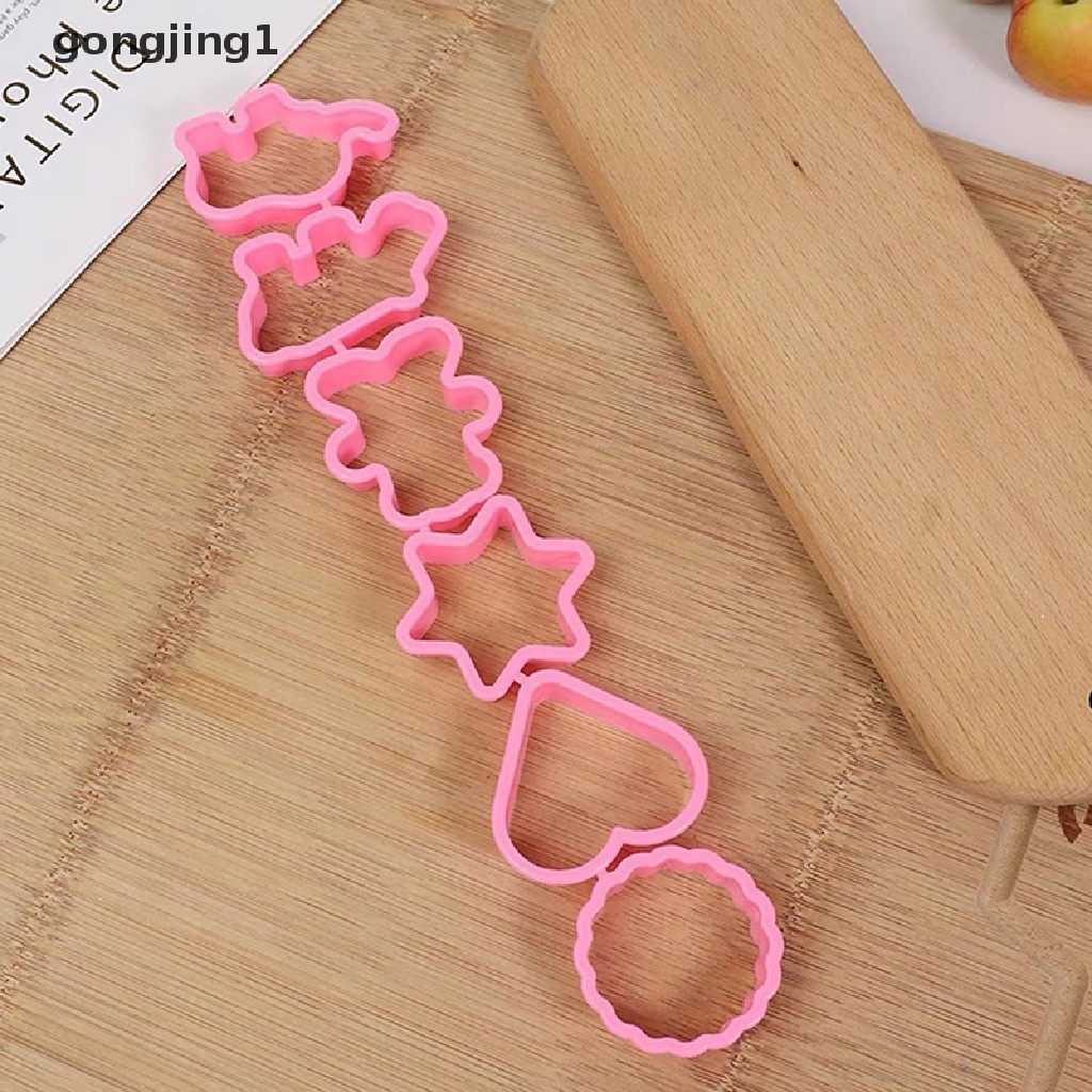 Ggg 6Pcs Pemotong Kue Kering Bentuk Kartun Hewan DIY Biskuit Biscuit Handmade Cetakan ID