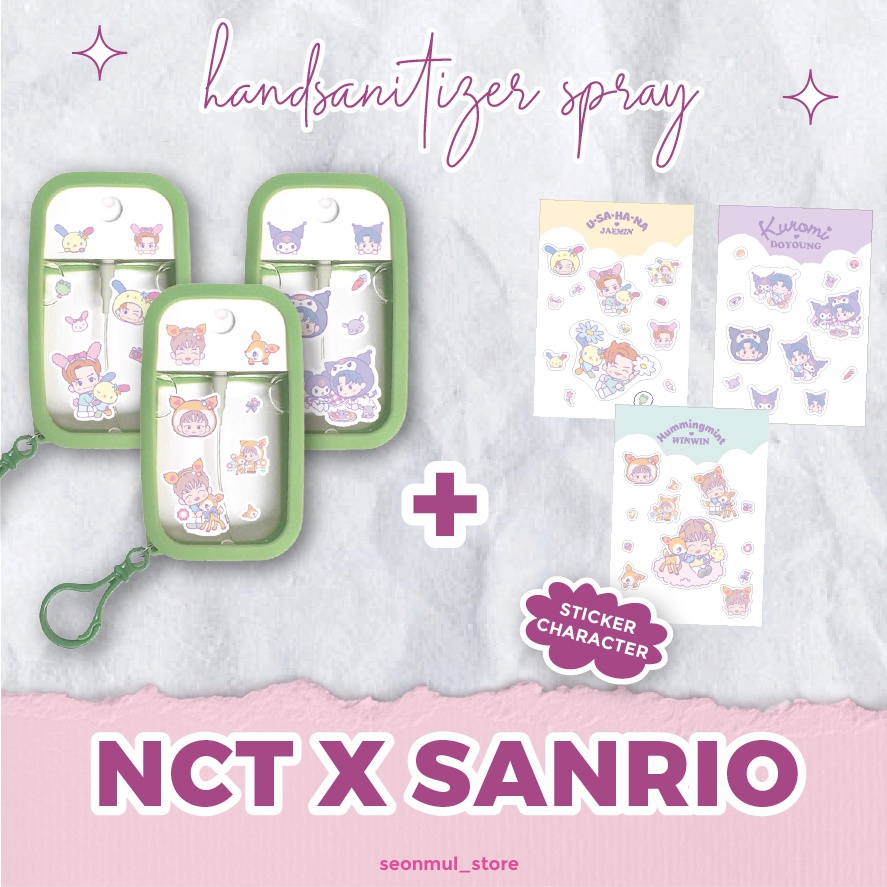 HANDSANITIZER NCT X SANRIO / HAND SANITIZER SPRAY NCT X SANRIO