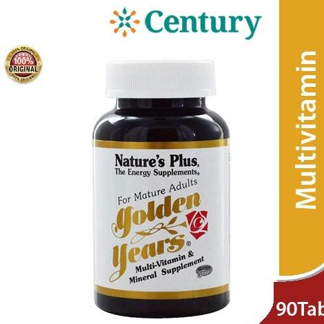 NATURES PLUS GOLDEN YEARS 90 TAB / Vitamin Orang Tua / Suplemen