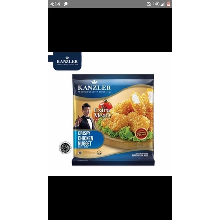 

KANZLER Crispy chicken nugget 450gr
