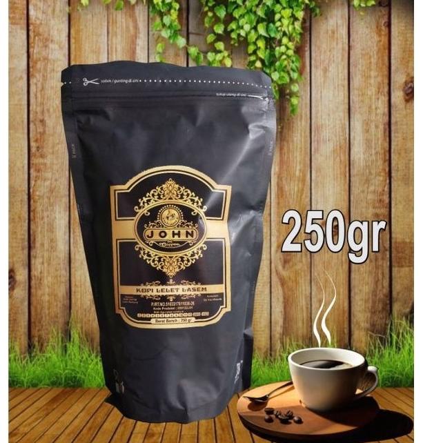 

(T-6.6㊛) Kopi Lelet Lasem John Coffee 250gr premium