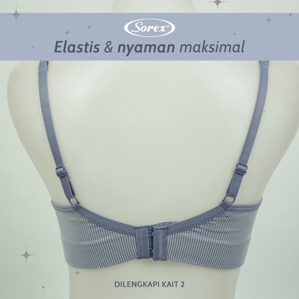 NEW BH BRA 9821 SOREX - Sorex Bra Busa Sedang Tanpa Kawat Kait 2 Setara Cup A-B Cup 3/4 Harian BH 9821 ADA MOTIF BARU BAHAN KATUN BAHAN BAGUS BUAT SEHARI HARI KAIT 2 TANPA KAWAT  -ARA98STORE