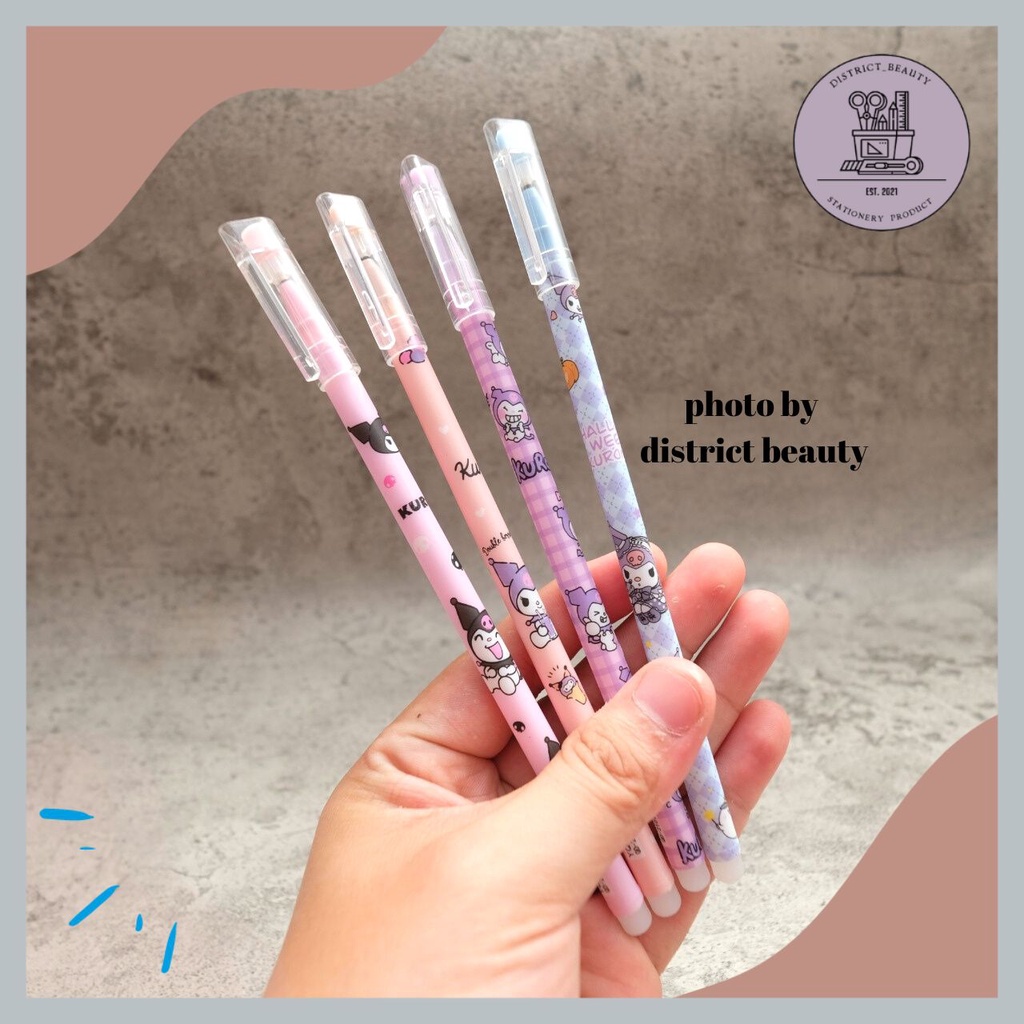 

PULPEN HAPUS KUROMI pen gel bisa dihapus karakter lucu pulpen bisa dihapus murah viral merk qiduo bisa cod district beauty