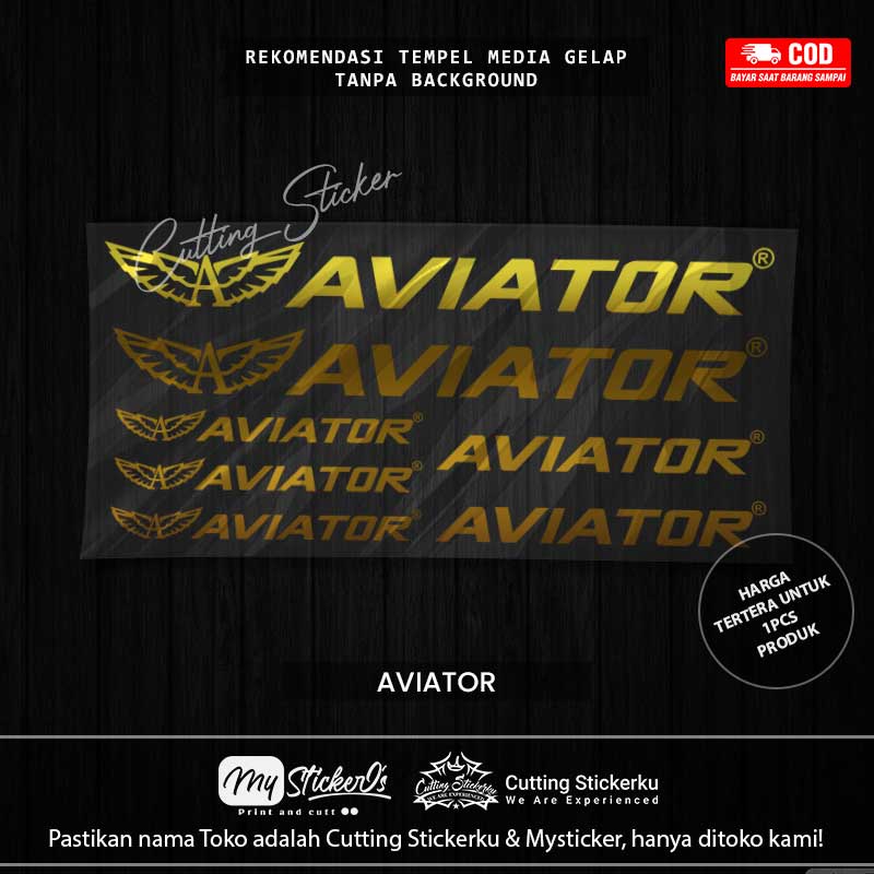 Cutting Stiker Aviator Variasi Sepeda Sticker Frame Aksesoris Body Style Lipat Keren Bodi Samping Striping Bike Road Fixie Mtb Balap Veriasi Setiker Timbul Huruf Tulisan Universal Murah Nyala Tahan Air Bodi Hologram Batang Gunung Anak Sepedah Kustom Modif