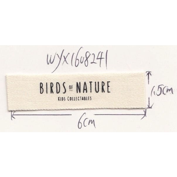 

500pcs label katun | label piterban | label pakaian label katun label baju | label nama label custom