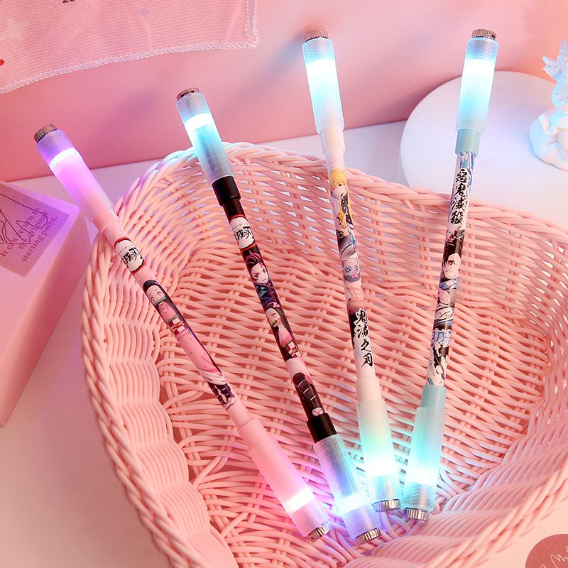 GT PULPEN SPINNING LED / PEN LED SPINNING / PULPEN MAGNET PUTAR LED LAMPU NYALA / PULPEN PUTAR LED A