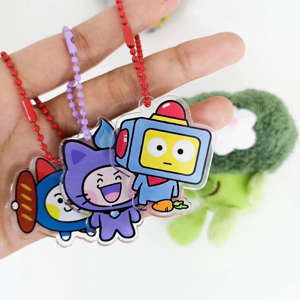 Gantungan Kunci Keyring Truz Treasure Teume Aksesoris Lucu