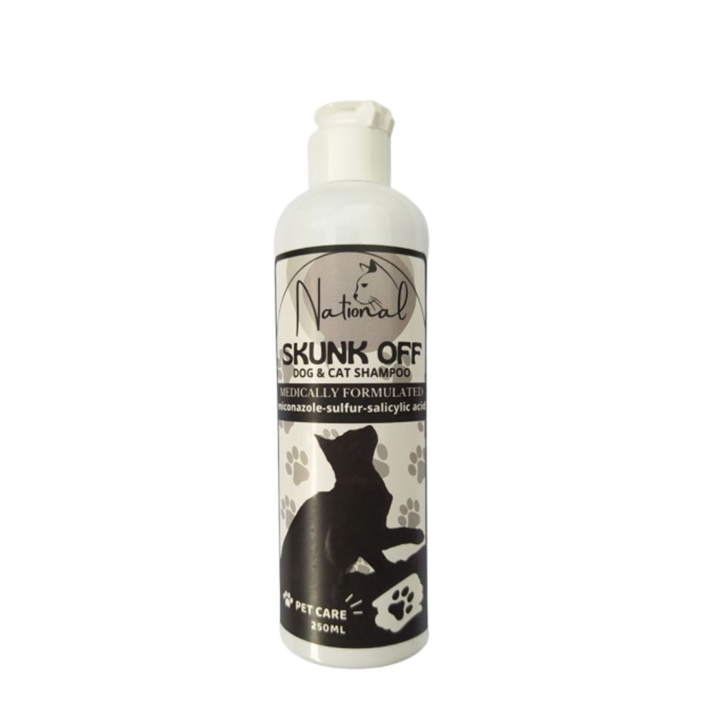 SKUNK OFF - Shampo Kucing Anjing 250 ml Shampoo Kucing Anti Kutu Wangi Anti Jamur Scabie FEZONE