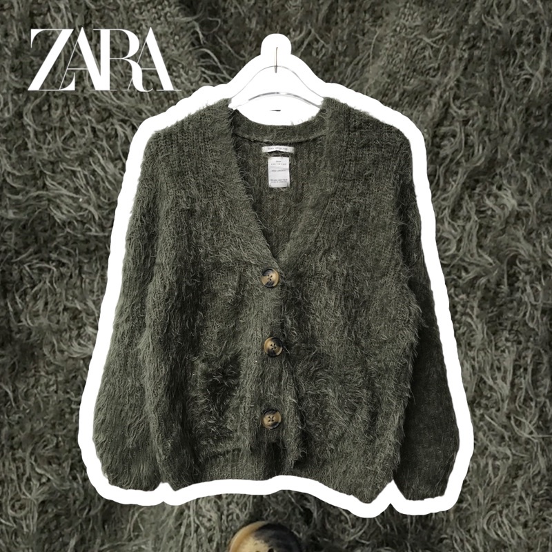 Korea Fuzzy Fluffy Fur Knit Sherpa Cute Sweater Cardigan
