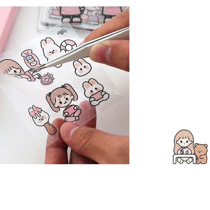 

♟ 10 Pcs STICKER Tempel Lucu - Stiker Botol Tumblr - Stiker Buku Diary Scrapbook - Hiasan Buku - Stiker Murah Lucu ⇀