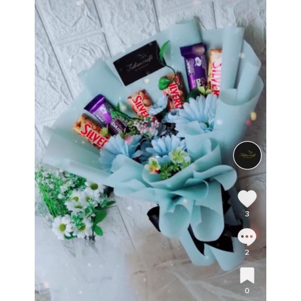 

BUCKET BUNGA MIX COKLAT
