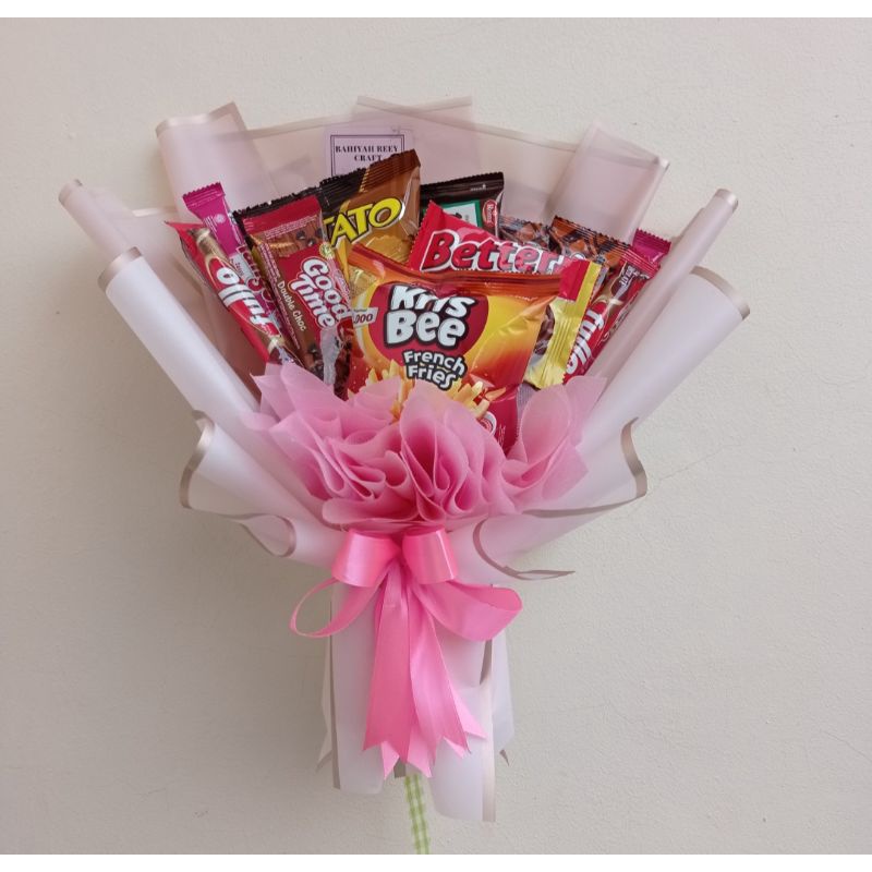 bouquet snack wisuda / bouquet snack murah / buket snack