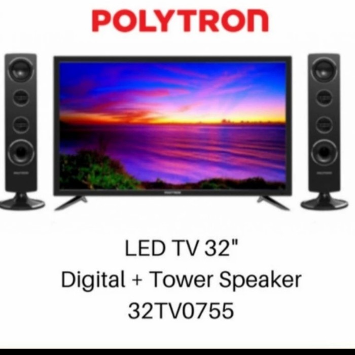 TV Led 32inch digital polytron TV0755