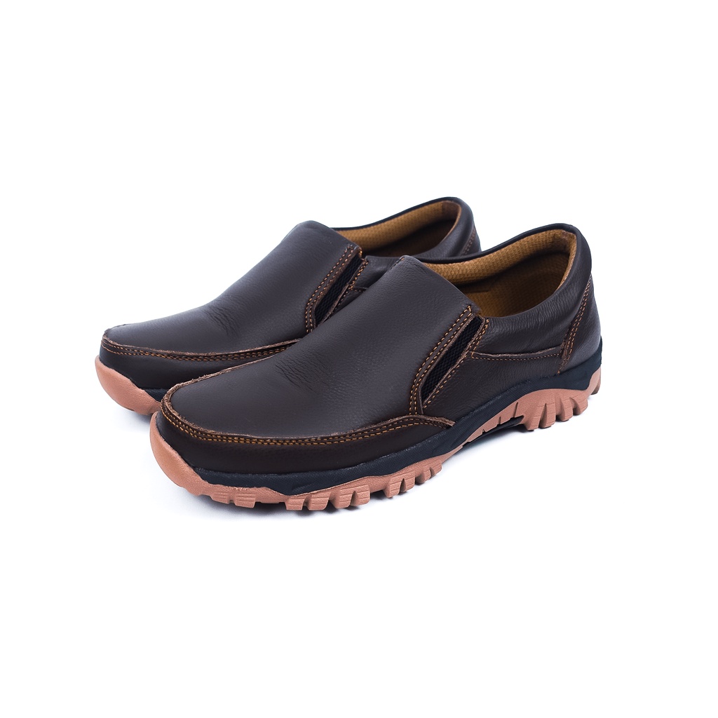 Sepatu Slip On Kulit Pria Model Casual Semi Boot Mamojo Store LEGEND