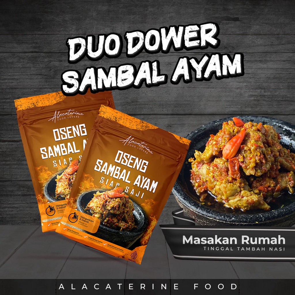 

Alacaterine Food | Paket 2 Oseng Sambal Ayam | Masakan & Makanan Siap Saji