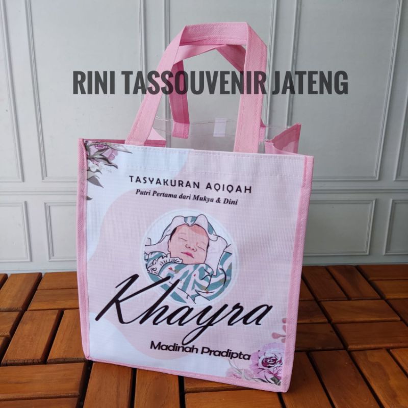 

tas aqiqah baby untuk nasi box ukuran 22*22*30