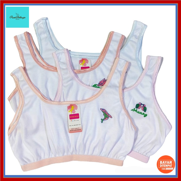 Miniset Anak Remaja Polos Warna Tali Besar Step1 Satuan Bra Remaja Mini