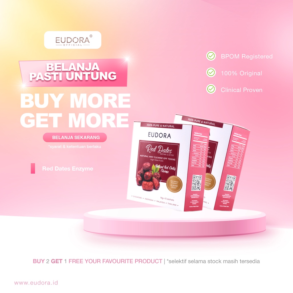 Eudora - Buy 2 Red Dates Get 1 Free Red Dates