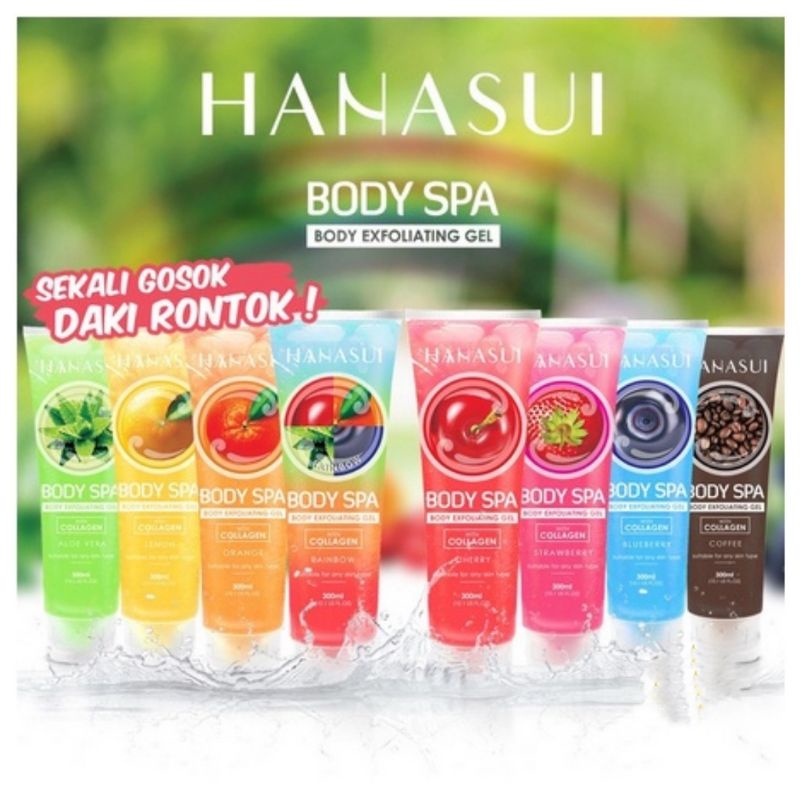 Hanasui Body Spa Exfoliating Gel With Collagen 300ml