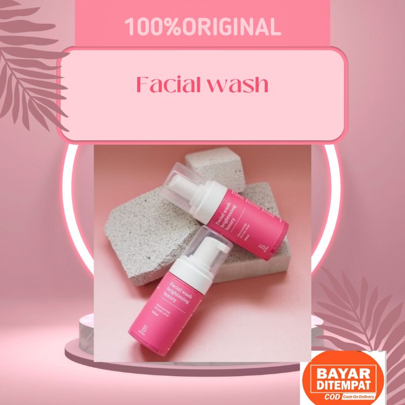 Facial wash bg skin/Beauty glow/mencerahkan