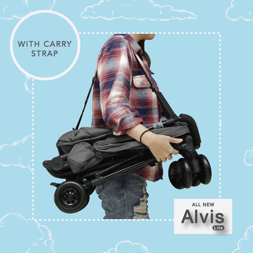 Cocolatte Stroller New Alvis Lite CL - KS85ML / Stroller Cocolatte Cabin Size