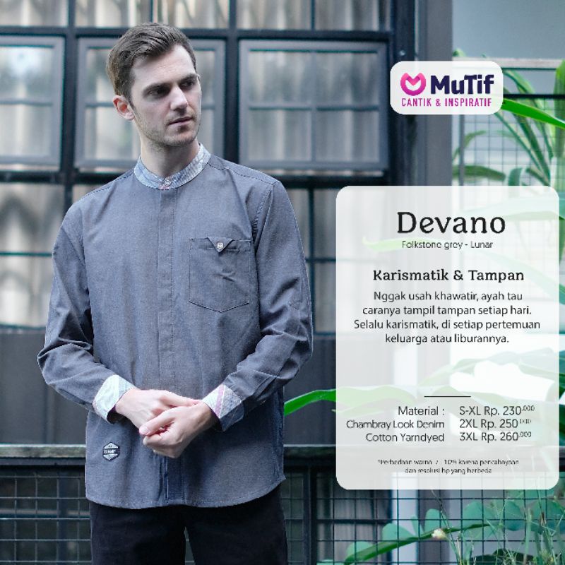 MUTIF MAN DEVANO|KOKO MURAH|KOKO MODERN|KOKO KEKINIAN|KEMEJA REMAJA | KOKO REMAJA |KOKO PRIA DEWASA.