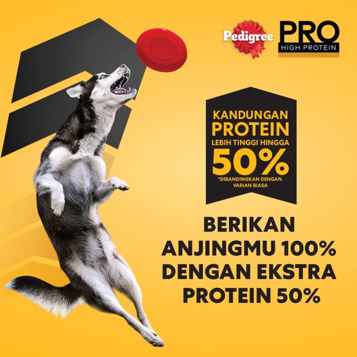 PEDIGREE PRO High Protein Adult Medium Large Breed 3kg Makanan Anjing