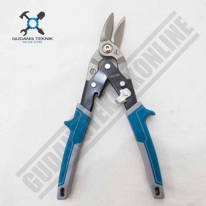 Gunting Seng Bengkok Chrome 10&quot; THTJ531106 TOTAL / Aviation Snip Left 25 Cm 10 Inch THTJ 531106 TOTAL