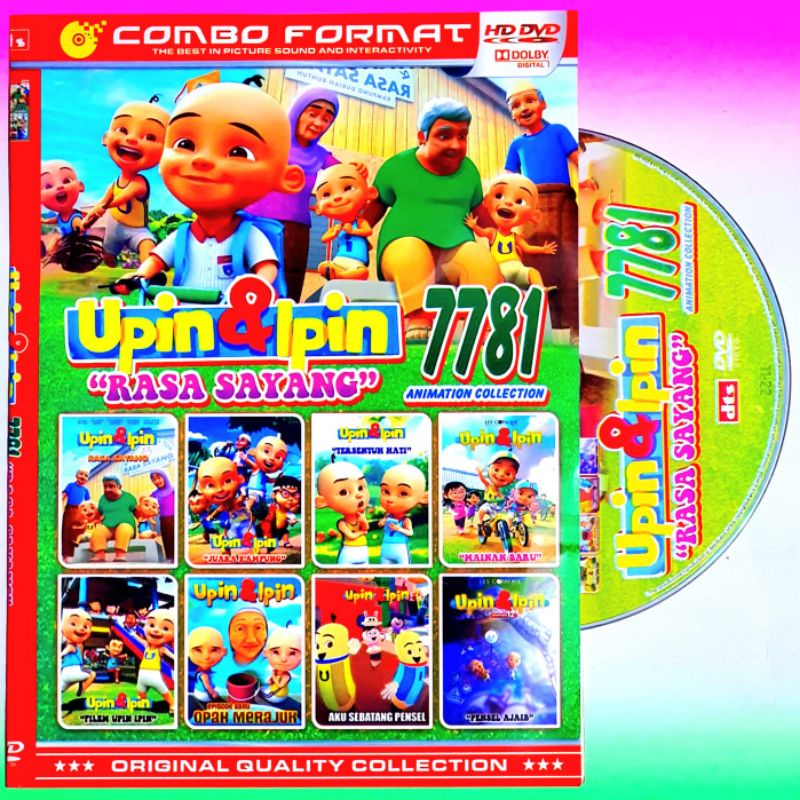 KASET KARTUN ANAK ANAK UPIN&IPIN RASA SAYANG - KASET KARTUN ANAK ANAK UPIN&IPIN TERBARU - KASET KART