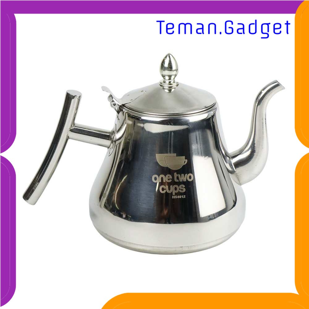 TG - DPR One Two Cups Teko Air Teh Kopi Water Kettle Teapot 1L with Filter - HS4012