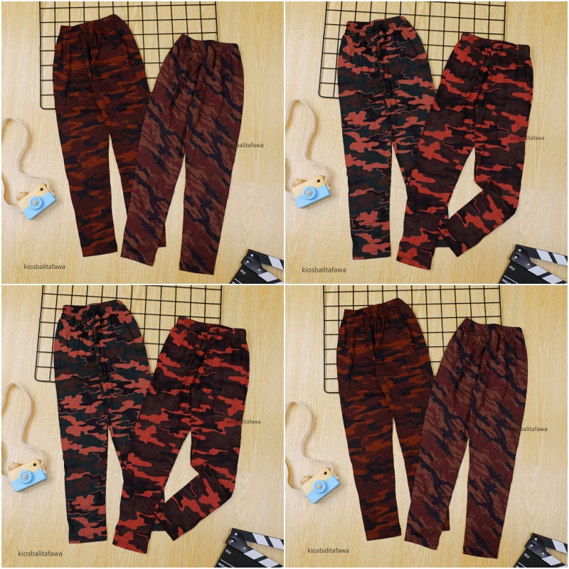 ARMY Pants uk 5-7 Tahun / Legging Celana Panjang ABRI Anak Laki Perempuan Bawahan Leging Adem Murah