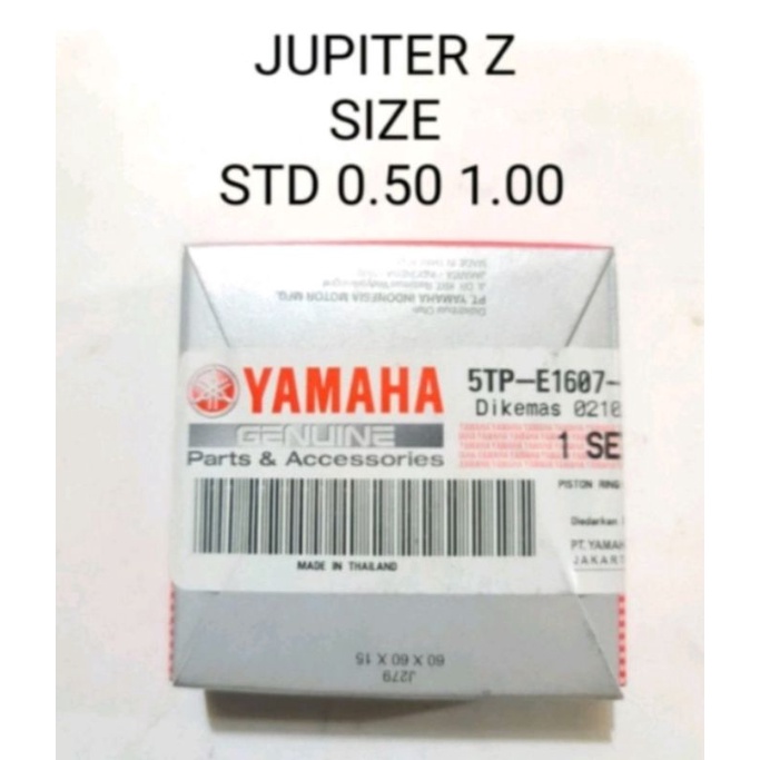 RING PISTON SEHER JUPITER Z SIZE STD 0.00 ORIGINAL
