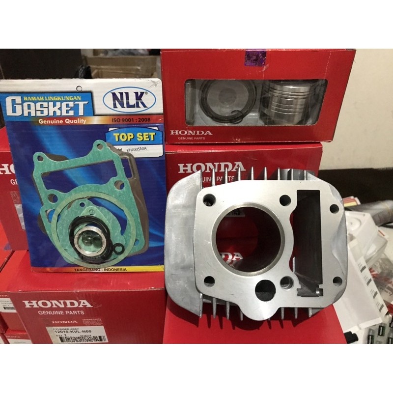 blok seher cylinder blok + top set kharisma supra x125