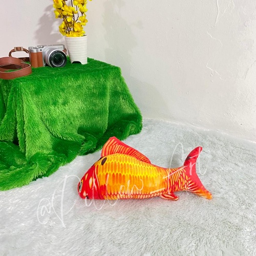 Pillowart - Bantal Boneka Ikan Koi Ikan Hias Size S - ART045