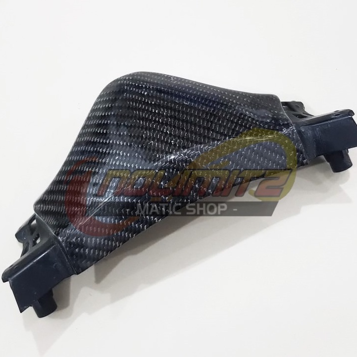 Cover Tutup Dagu Lampu Depan Carbon Kevlar Parts Ori Yamaha NMAX OLD