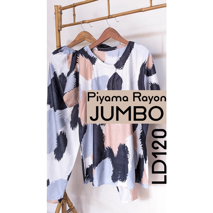 Piyama Rayon JUMBO Piyama Kekinian Motif Tie dye Lengan Pendek Celana Panjang Big Size Babydoll Hits Set Baju Tidur Adem Bahan Rayon BUSUI FRIENDLY Pajamas XXL Dailywear Rayon