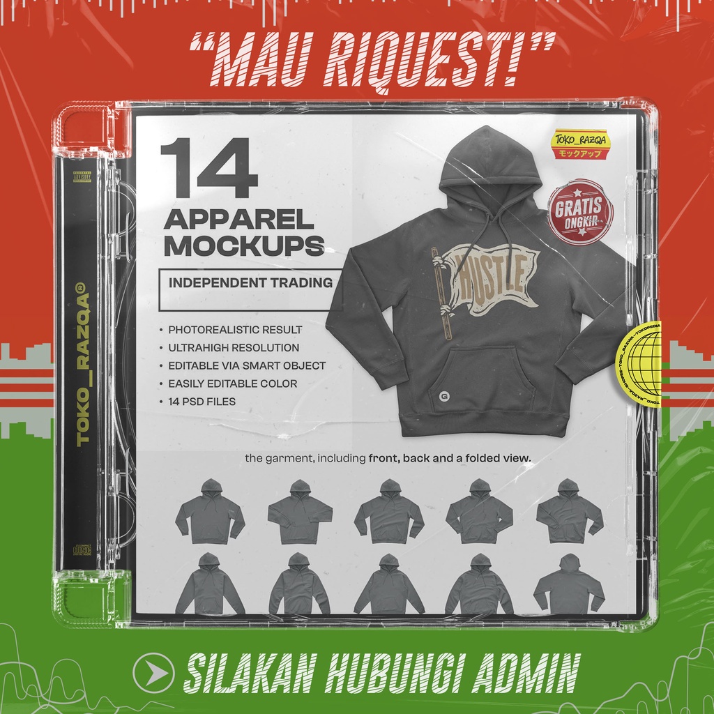 Heavyweight Hoodie Mockups ◖MOCKUP◗