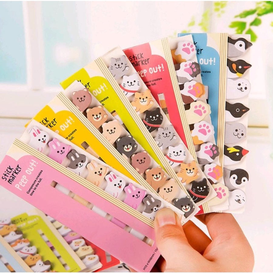 

Memo Sticky Note Motif Animal