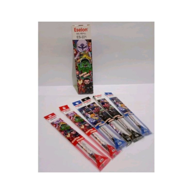 

isi pulpen gel/ Refill pulpen merk V-TRO /Refill bolpoin superhero