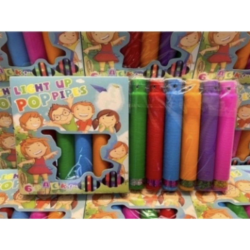 Mainan Viral POP TUBE LED/POP LIGHT/POP PIPES