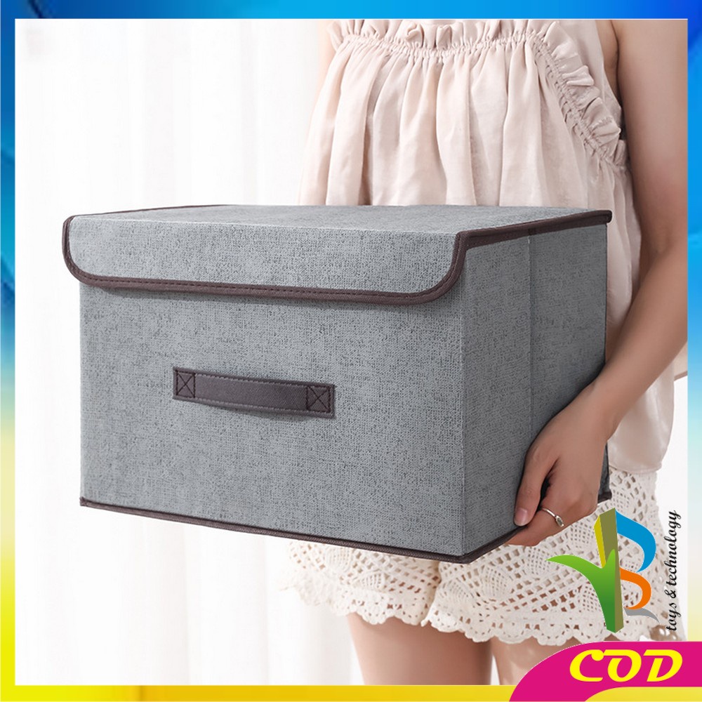 RB-C484 Storage Box 2in1 / Tempat Penyimpanan Serbaguna / Box Organizer Baju Kotak Mainan Anak Portable