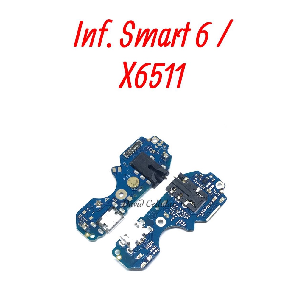 PCB INFINIX SMART 6 X6511  - PAPAN KONEKTOR CAS