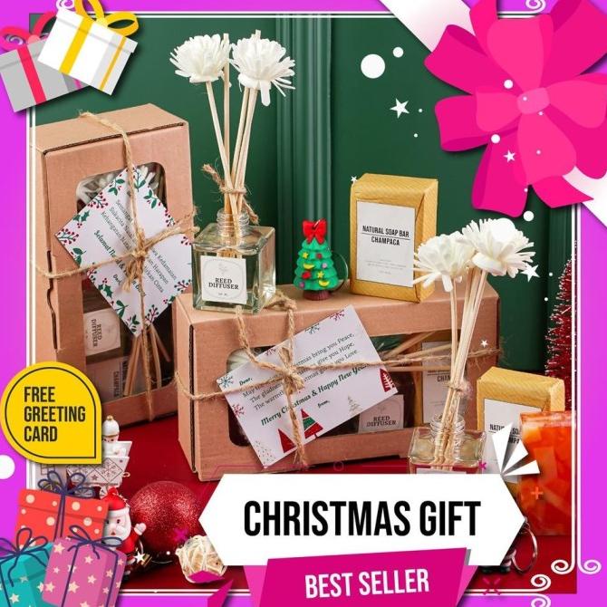 

CHRISTMAS HAMPERS NATAL 2021 KADO HADIAH NATAL AESTHETIC UNIK PARCEL EG964654RT