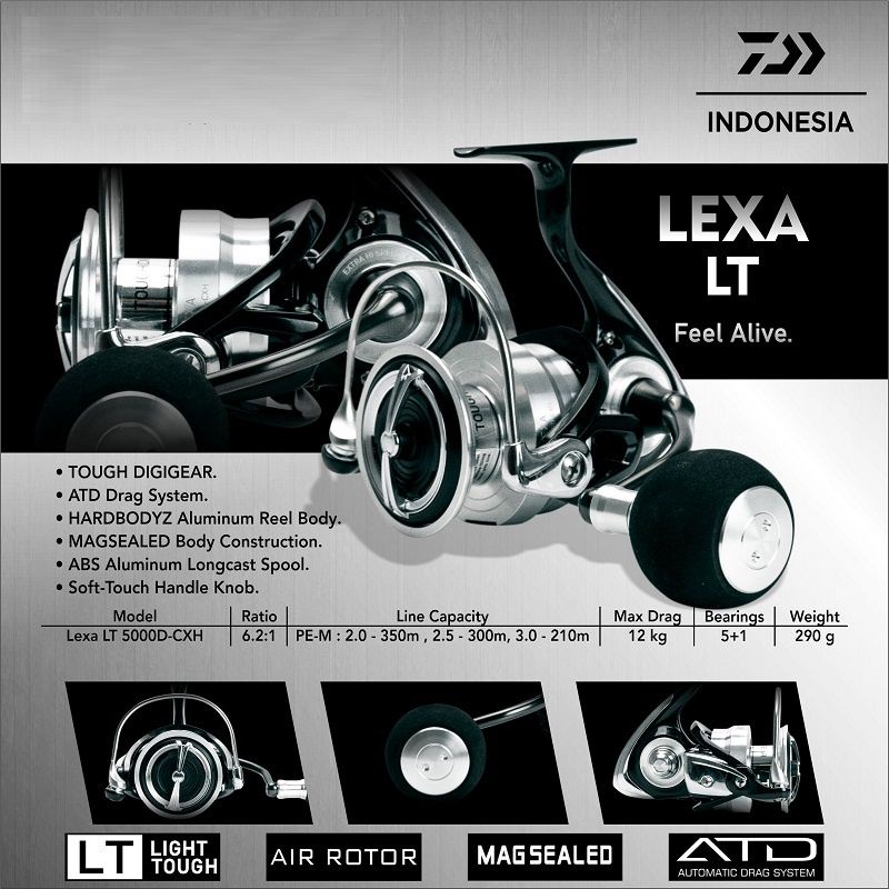 Reel Pancing Daiwa LEXA LT 5000D-CXH