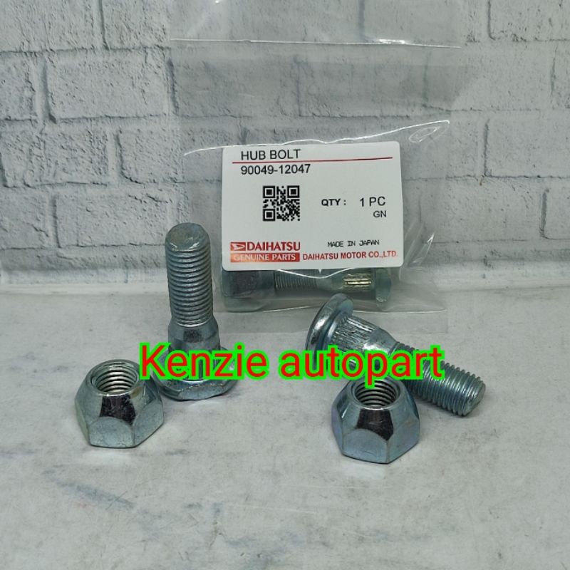 HUB BOLT BAUT RODA DAIHATSU TAFT GT F70 INDEPENDEN F73