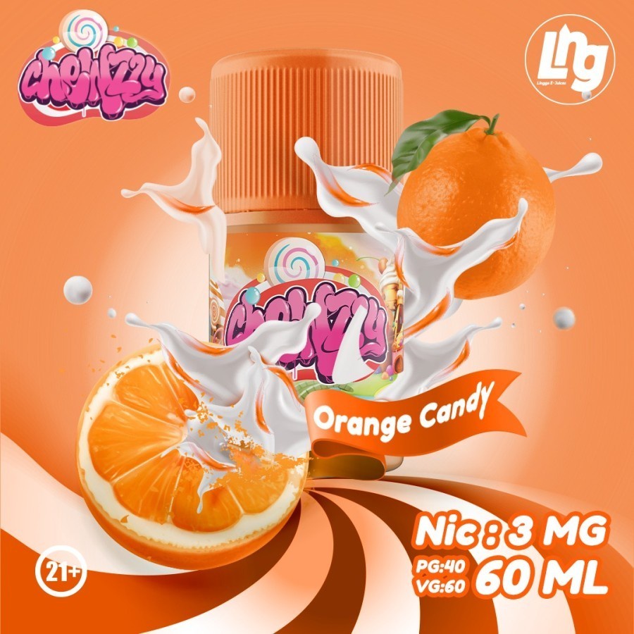 CHEWZZY ORANGE CANDY BY LINGGA E JUICE 3MG 60ML